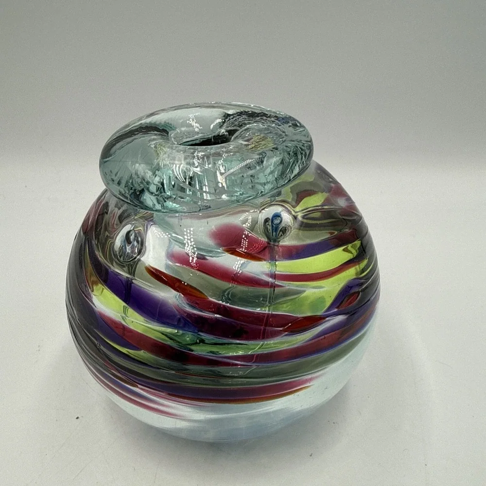 Contemporary Kitras Art Glass Hand Blown 4